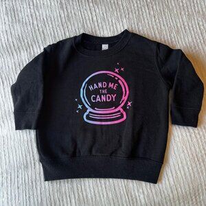 Halloween Sweatshirt- Hand me the candy - Size 3